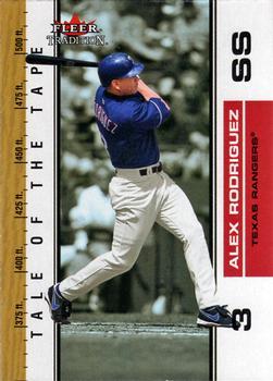 #U389 Alex Rodriguez - Texas Rangers - 2002 Fleer Tradition Update Baseball