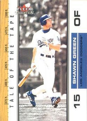 #U390 Shawn Green - Los Angeles Dodgers - 2002 Fleer Tradition Update Baseball