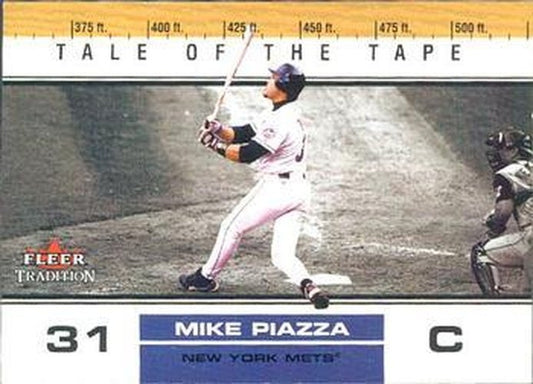 #U395 Mike Piazza - New York Mets - 2002 Fleer Tradition Update Baseball