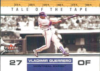 #U396 Vladimir Guerrero - Montreal Expos - 2002 Fleer Tradition Update Baseball