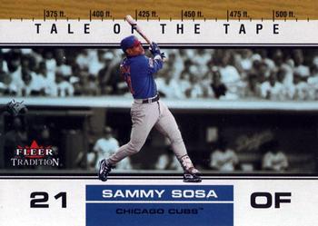 #U398 Sammy Sosa - Chicago Cubs - 2002 Fleer Tradition Update Baseball