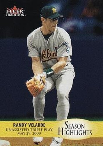 #U3 Randy Velarde - Oakland Athletics - 2000 Fleer Tradition Update Baseball