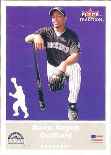 #U46 Rene Reyes - Colorado Rockies - 2002 Fleer Tradition Update Baseball