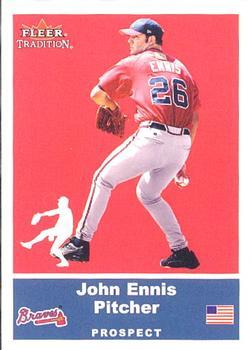 #U49 John Ennis - Atlanta Braves - 2002 Fleer Tradition Update Baseball