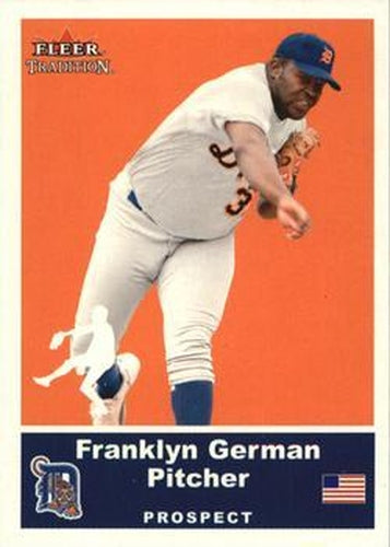 #U50 Franklyn German - Detroit Tigers - 2002 Fleer Tradition Update Baseball