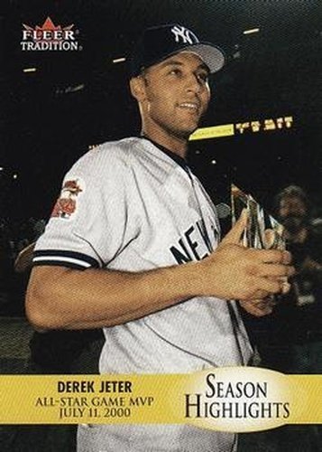 #U5 Derek Jeter - New York Yankees - 2000 Fleer Tradition Update Baseball