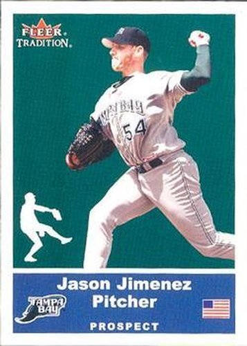 #U62 Jason Jimenez - Tampa Bay Devil Rays - 2002 Fleer Tradition Update Baseball