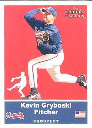 #U65 Kevin Gryboski - Atlanta Braves - 2002 Fleer Tradition Update Baseball