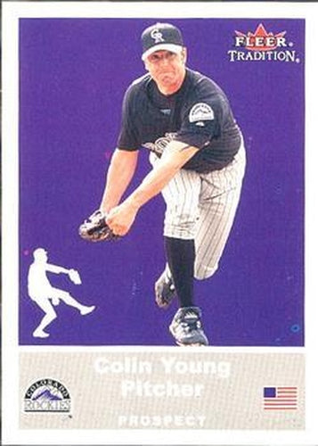 #U70 Colin Young - Colorado Rockies - 2002 Fleer Tradition Update Baseball
