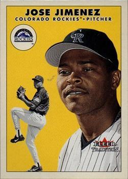 #U71 Jose Jimenez - Colorado Rockies - 2000 Fleer Tradition Update Baseball