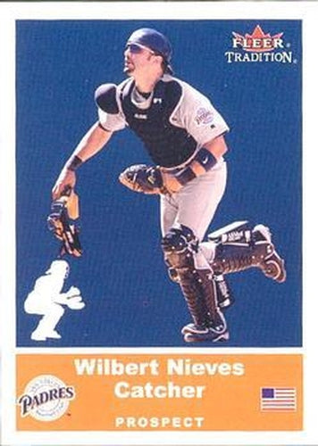 #U72 Wil Nieves - San Diego Padres - 2002 Fleer Tradition Update Baseball