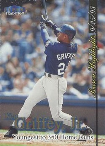 #U7 Ken Griffey Jr. - Seattle Mariners - 1998 Fleer Tradition Update Baseball