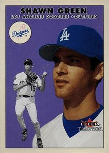 #U86 Shawn Green - Los Angeles Dodgers - 2000 Fleer Tradition Update Baseball