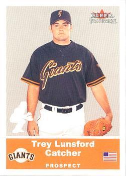 #U90 Trey Lunsford - San Francisco Giants - 2002 Fleer Tradition Update Baseball