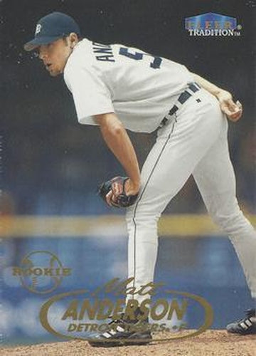 #U94 Matt Anderson - Detroit Tigers - 1998 Fleer Tradition Update Baseball