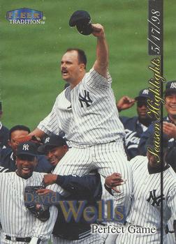 #U9 David Wells - New York Yankees - 1998 Fleer Tradition Update Baseball
