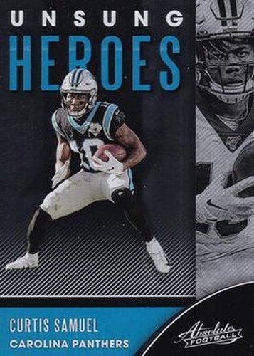 #UH-CS Curtis Samuel - Carolina Panthers - 2020 Panini Absolute - Unsung Heroes Football