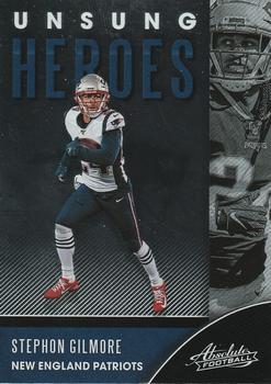 #UH-SG Stephon Gilmore - New England Patriots - 2020 Panini Absolute - Unsung Heroes Football