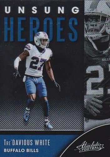 #UH-TW Tre'Davious White - Buffalo Bills - 2020 Panini Absolute - Unsung Heroes Football