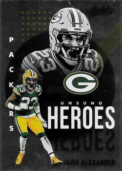 #UH10 Jaire Alexander - Green Bay Packers - 2021 Panini Absolute - Unsung Heroes Football
