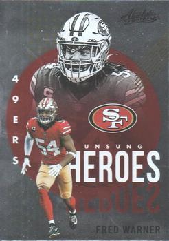 #UH5 Fred Warner - San Francisco 49ers - 2021 Panini Absolute - Unsung Heroes Football
