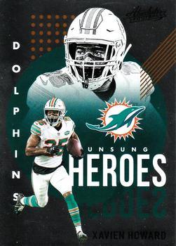 #UH9 Xavien Howard - Miami Dolphins - 2021 Panini Absolute - Unsung Heroes Football
