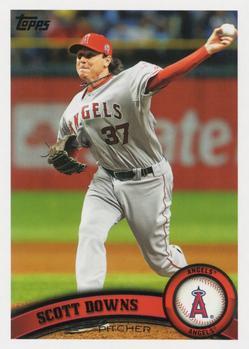 #US101 Scott Downs - Los Angeles Angels - 2011 Topps Update Baseball