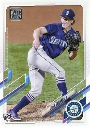 #US102 Joey Gerber - Seattle Mariners - 2021 Topps Update Baseball