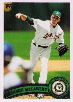 #US107 Brandon McCarthy - Oakland Athletics - 2011 Topps Update Baseball