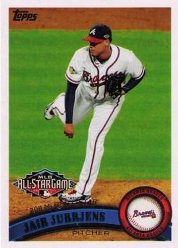 #US109 Jair Jurrjens - Atlanta Braves - 2011 Topps Update Baseball