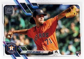 #US109 Peter Solomon - Houston Astros - 2021 Topps Update Baseball