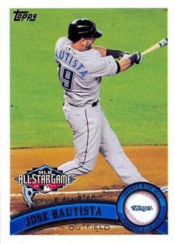 #US10a Jose Bautista - Toronto Blue Jays - 2011 Topps Update Baseball
