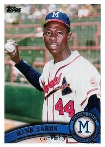 #US10b Hank Aaron - Milwaukee Braves - 2011 Topps Update Baseball