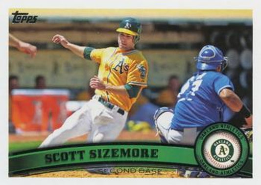 #US111 Scott Sizemore - Oakland Athletics - 2011 Topps Update Baseball