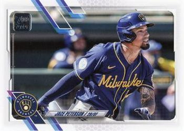 #US112 Jace Peterson - Milwaukee Brewers - 2021 Topps Update Baseball
