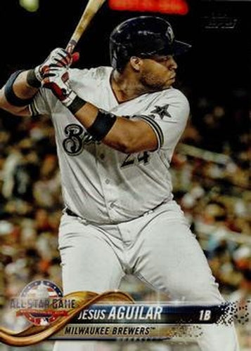 #US113 Jesus Aguilar - Milwaukee Brewers - 2018 Topps Update Baseball