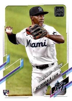 #US114 Jazz Chisholm Jr. - Miami Marlins - 2021 Topps Update Baseball