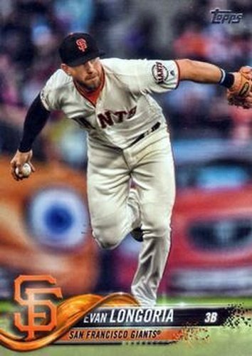 #US118a Evan Longoria - San Francisco Giants - 2018 Topps Update Baseball