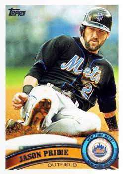 #US11 Jason Pridie - New York Mets - 2011 Topps Update Baseball