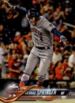 #US121a George Springer - Houston Astros - 2018 Topps Update Baseball