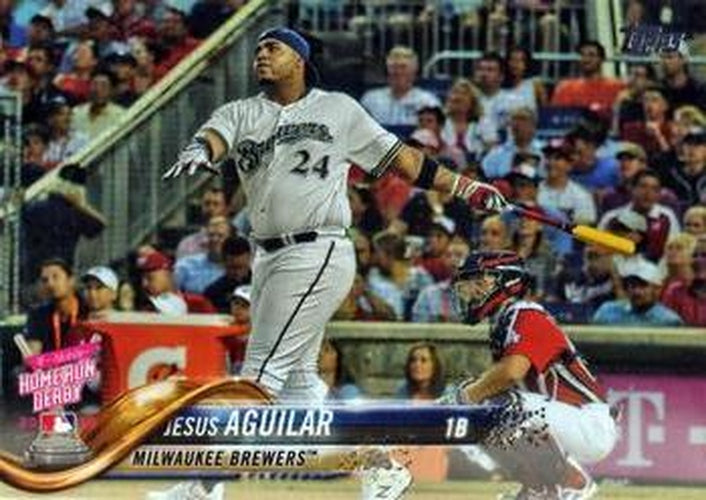 #US122 Jesus Aguilar - Milwaukee Brewers - 2018 Topps Update Baseball
