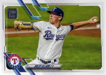#US123 Kolby Allard - Texas Rangers - 2021 Topps Update Baseball