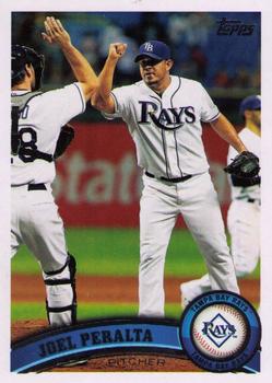 #US125 Joel Peralta - Tampa Bay Rays - 2011 Topps Update Baseball