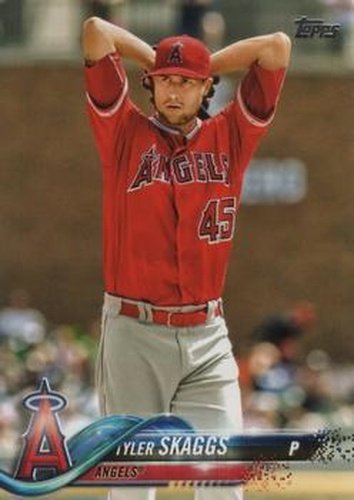 #US127 Tyler Skaggs - Los Angeles Angels - 2018 Topps Update Baseball