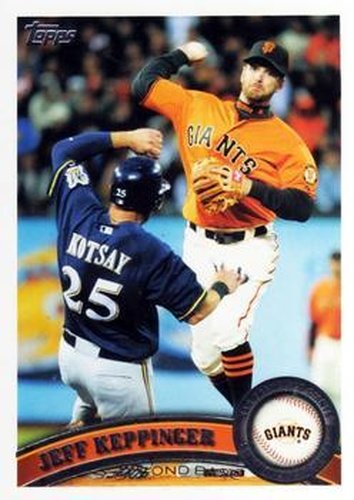 #US131 Jeff Keppinger - San Francisco Giants - 2011 Topps Update Baseball
