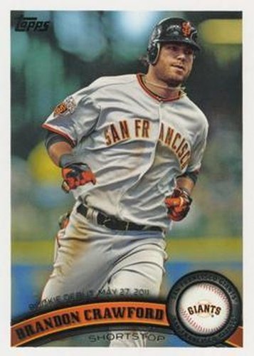 #US136 Brandon Crawford - San Francisco Giants - 2011 Topps Update Baseball