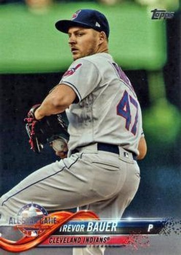 #US137 Trevor Bauer - Cleveland Indians - 2018 Topps Update Baseball