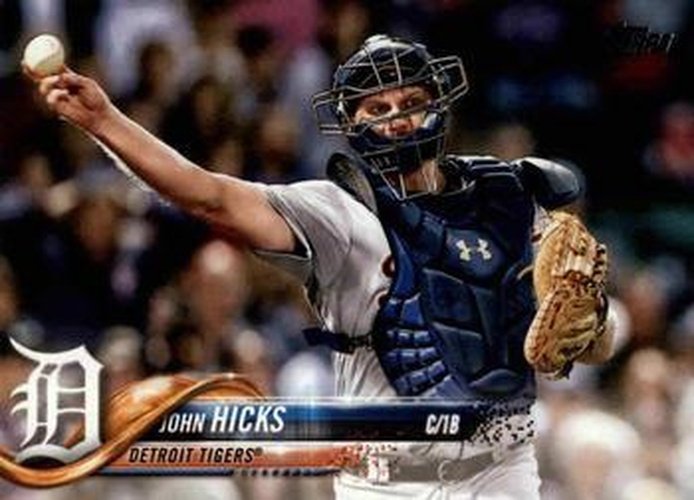 #US139 John Hicks - Detroit Tigers - 2018 Topps Update Baseball