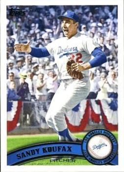 #US140b Sandy Koufax - Los Angeles Dodgers - 2011 Topps Update Baseball