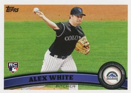 #US142 Alex White - Colorado Rockies - 2011 Topps Update Baseball